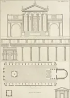 Picture 95 of 138 from L'architettura antica descritta e dimostrata coi monumenti ... : opera divisa in tre sezioni risguardanti la storia, la teorica, e le pratiche dell' architettura egiziana, greca e romana (1830), leaf 198