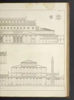 Picture 99 of 138 from L'architettura antica descritta e dimostrata coi monumenti ... : opera divisa in tre sezioni risguardanti la storia, la teorica, e le pratiche dell' architettura egiziana, greca e romana (1830), leaf 206