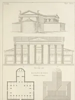 Picture 105 of 138 from L'architettura antica descritta e dimostrata coi monumenti ... : opera divisa in tre sezioni risguardanti la storia, la teorica, e le pratiche dell' architettura egiziana, greca e romana (1830), leaf 218