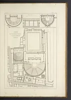 An illustration from L'architettura antica descritta e dimostrata coi monumenti ... : opera divisa in tre sezioni risguardanti la storia, la teorica, e le pratiche dell' architettura egiziana, greca e romana (1830)