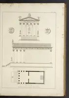 An illustration from L'architettura antica descritta e dimostrata coi monumenti ... : opera divisa in tre sezioni risguardanti la storia, la teorica, e le pratiche dell' architettura egiziana, greca e romana (1830)