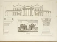 An illustration from L'architettura antica descritta e dimostrata coi monumenti ... : opera divisa in tre sezioni risguardanti la storia, la teorica, e le pratiche dell' architettura egiziana, greca e romana (1830)