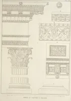Picture 26 of 138 from L'architettura antica descritta e dimostrata coi monumenti ... : opera divisa in tre sezioni risguardanti la storia, la teorica, e le pratiche dell' architettura egiziana, greca e romana (1830), leaf 60