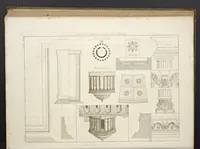An illustration from L'architettura antica descritta e dimostrata coi monumenti ... : opera divisa in tre sezioni risguardanti la storia, la teorica, e le pratiche dell' architettura egiziana, greca e romana (1830)