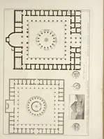 An illustration from L'architettura antica descritta e dimostrata coi monumenti ... : opera divisa in tre sezioni risguardanti la storia, la teorica, e le pratiche dell' architettura egiziana, greca e romana (1830)