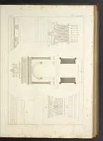 An illustration from L'architettura antica descritta e dimostrata coi monumenti ... : opera divisa in tre sezioni risguardanti la storia, la teorica, e le pratiche dell' architettura egiziana, greca e romana (1830)