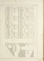 An illustration from L'architettura antica descritta e dimostrata coi monumenti ... : opera divisa in tre sezioni risguardanti la storia, la teorica, e le pratiche dell' architettura egiziana, greca e romana (1830)