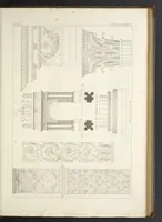 An illustration from L'architettura antica descritta e dimostrata coi monumenti ... : opera divisa in tre sezioni risguardanti la storia, la teorica, e le pratiche dell' architettura egiziana, greca e romana (1830)