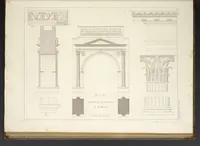 Picture 61 of 117 from L'architettura antica descritta e dimostrata coi monumenti ... : opera divisa in tre sezioni risguardanti la storia, la teorica, e le pratiche dell' architettura egiziana, greca e romana (1830), leaf 144