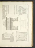 An illustration from L'architettura antica descritta e dimostrata coi monumenti ... : opera divisa in tre sezioni risguardanti la storia, la teorica, e le pratiche dell' architettura egiziana, greca e romana (1830)