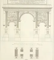 An illustration from L'architettura antica descritta e dimostrata coi monumenti ... : opera divisa in tre sezioni risguardanti la storia, la teorica, e le pratiche dell' architettura egiziana, greca e romana (1830)
