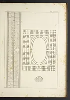 An illustration from L'architettura antica descritta e dimostrata coi monumenti ... : opera divisa in tre sezioni risguardanti la storia, la teorica, e le pratiche dell' architettura egiziana, greca e romana (1830)