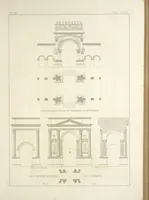 An illustration from L'architettura antica descritta e dimostrata coi monumenti ... : opera divisa in tre sezioni risguardanti la storia, la teorica, e le pratiche dell' architettura egiziana, greca e romana (1830)