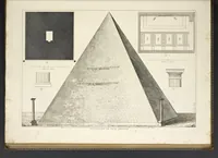 An illustration from L'architettura antica descritta e dimostrata coi monumenti ... : opera divisa in tre sezioni risguardanti la storia, la teorica, e le pratiche dell' architettura egiziana, greca e romana (1830)