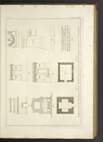 An illustration from L'architettura antica descritta e dimostrata coi monumenti ... : opera divisa in tre sezioni risguardanti la storia, la teorica, e le pratiche dell' architettura egiziana, greca e romana (1830)