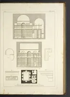 Picture 79 of 117 from L'architettura antica descritta e dimostrata coi monumenti ... : opera divisa in tre sezioni risguardanti la storia, la teorica, e le pratiche dell' architettura egiziana, greca e romana (1830), leaf 200