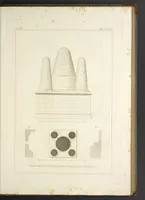 An illustration from L'architettura antica descritta e dimostrata coi monumenti ... : opera divisa in tre sezioni risguardanti la storia, la teorica, e le pratiche dell' architettura egiziana, greca e romana (1830)
