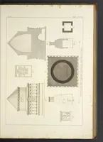 An illustration from L'architettura antica descritta e dimostrata coi monumenti ... : opera divisa in tre sezioni risguardanti la storia, la teorica, e le pratiche dell' architettura egiziana, greca e romana (1830)