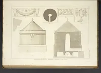An illustration from L'architettura antica descritta e dimostrata coi monumenti ... : opera divisa in tre sezioni risguardanti la storia, la teorica, e le pratiche dell' architettura egiziana, greca e romana (1830)