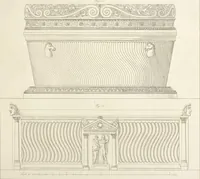 An illustration from L'architettura antica descritta e dimostrata coi monumenti ... : opera divisa in tre sezioni risguardanti la storia, la teorica, e le pratiche dell' architettura egiziana, greca e romana (1830)