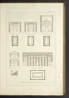 An illustration from L'architettura antica descritta e dimostrata coi monumenti ... : opera divisa in tre sezioni risguardanti la storia, la teorica, e le pratiche dell' architettura egiziana, greca e romana (1830)