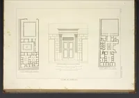 An illustration from L'architettura antica descritta e dimostrata coi monumenti ... : opera divisa in tre sezioni risguardanti la storia, la teorica, e le pratiche dell' architettura egiziana, greca e romana (1830)