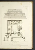 An illustration from L'architettura antica descritta e dimostrata coi monumenti ... : opera divisa in tre sezioni risguardanti la storia, la teorica, e le pratiche dell' architettura egiziana, greca e romana (1830)