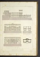 An illustration from L'architettura antica descritta e dimostrata coi monumenti ... : opera divisa in tre sezioni risguardanti la storia, la teorica, e le pratiche dell' architettura egiziana, greca e romana (1830)