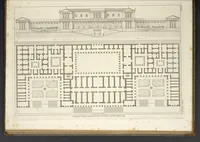 An illustration from L'architettura antica descritta e dimostrata coi monumenti ... : opera divisa in tre sezioni risguardanti la storia, la teorica, e le pratiche dell' architettura egiziana, greca e romana (1830)