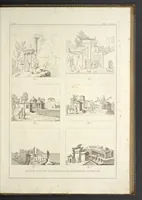 An illustration from L'architettura antica descritta e dimostrata coi monumenti ... : opera divisa in tre sezioni risguardanti la storia, la teorica, e le pratiche dell' architettura egiziana, greca e romana (1830)