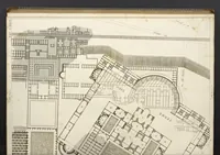 An illustration from L'architettura antica descritta e dimostrata coi monumenti ... : opera divisa in tre sezioni risguardanti la storia, la teorica, e le pratiche dell' architettura egiziana, greca e romana (1830)