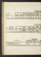 An illustration from L'architettura antica descritta e dimostrata coi monumenti ... : opera divisa in tre sezioni risguardanti la storia, la teorica, e le pratiche dell' architettura egiziana, greca e romana (1830)