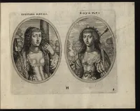 Picture 1 of 23 from Les vrais pourtraits de quelques unes des plus grandes dames de la chrestiente, desguisees en bergeres, I.[-IV.] partie = Ware afbeeldinghe van eenige der aldergrootste ende doorluchtigste vrouwen van heel christenrijck, vertoont in gedaente als herderinnen, I.[-IV.] deel (1640), leaf 30