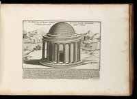 Picture 7 of 32 from Romanæ magnitvdinis monvmenta : qvæ vrbem illam orbis dominam velvt redivivam exhibent posteritati, vetervm recentiorvmqve qvotqvot hac de re scripservnt avthoritate probata, qvibvs svffragantvr nvmismata, et mvsea principvm præsertim fragmenta marmorea Farnesiana, qvæ vrbis antiqvæ ichnographiam continent (1699), leaf 86