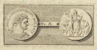 An illustration from Sculture e pitture sagre estratte dai cimiterj di Roma : pubblicate gia dagli autori della Roma sotterranea ed ora nuovamente date in luce colle spiegazioni per ordine di n. s. Clemente XII .. (1737)