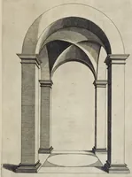 Picture 18 of 37 from La pratica di prospettiua del Caualiere Lorenzo Sirigatti : al Sermo. Ferdinando Medici granduca di Toscana (1596), leaf 110