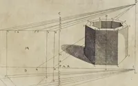An illustration from La pratica di prospettiua del Caualiere Lorenzo Sirigatti : al Sermo. Ferdinando Medici granduca di Toscana (1596)