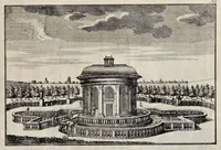 Picture 27 of 34 from Die Fürst-Bischofliche Olmucische Residentz-Stadt Cremsier : sambt denen nechst darbey neu-erhöbt, und von Grund zugericht und erbauten Lust- Blum- und Thier-Garten (1691), leaf 58