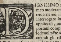 An illustration from Storie della citta di Firenze dall' anno 1410. al 1460. Scritte nelli stessi tempi che accaddono da Domenico di Lionardo Boninsegni. Le quali si sono arricchite di postille, e di due tauole, vna delle cose più notabili, e l'altra delle famiglie, e casati di Firenze, menzionate in dette storie (1637)