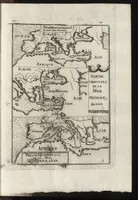 An illustration from Description de l'univers : contenant les differents systemes du monde, les cartes generales & particulieres de la geographie ancienne & moderne, les plans & les profils des principales villes & des autres lieux plus considerables de la Terre : avec les portraits des souverains qui y commandent, leurs blasons, titres & livrées : et les moeurs, religions, gouvernemens & divers habillemens de chaque nation (1685)