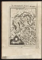 An illustration from Description de l'univers : contenant les differents systemes du monde, les cartes generales & particulieres de la geographie ancienne & moderne, les plans & les profils des principales villes & des autres lieux plus considerables de la Terre : avec les portraits des souverains qui y commandent, leurs blasons, titres & livrées : et les moeurs, religions, gouvernemens & divers habillemens de chaque nation (1685)