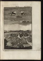An illustration from Description de l'univers : contenant les differents systemes du monde, les cartes generales & particulieres de la geographie ancienne & moderne, les plans & les profils des principales villes & des autres lieux plus considerables de la Terre : avec les portraits des souverains qui y commandent, leurs blasons, titres & livrées : et les moeurs, religions, gouvernemens & divers habillemens de chaque nation (1685)