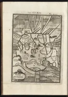 An illustration from Description de l'univers : contenant les differents systemes du monde, les cartes generales & particulieres de la geographie ancienne & moderne, les plans & les profils des principales villes & des autres lieux plus considerables de la Terre : avec les portraits des souverains qui y commandent, leurs blasons, titres & livrées : et les moeurs, religions, gouvernemens & divers habillemens de chaque nation (1685)