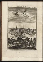 An illustration from Description de l'univers : contenant les differents systemes du monde, les cartes generales & particulieres de la geographie ancienne & moderne, les plans & les profils des principales villes & des autres lieux plus considerables de la Terre : avec les portraits des souverains qui y commandent, leurs blasons, titres & livrées : et les moeurs, religions, gouvernemens & divers habillemens de chaque nation (1685)