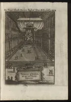 An illustration from Description de l'univers : contenant les differents systemes du monde, les cartes generales & particulieres de la geographie ancienne & moderne, les plans & les profils des principales villes & des autres lieux plus considerables de la Terre : avec les portraits des souverains qui y commandent, leurs blasons, titres & livrées : et les moeurs, religions, gouvernemens & divers habillemens de chaque nation (1685)