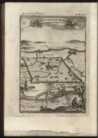 An illustration from Description de l'univers : contenant les differents systemes du monde, les cartes generales & particulieres de la geographie ancienne & moderne, les plans & les profils des principales villes & des autres lieux plus considerables de la Terre : avec les portraits des souverains qui y commandent, leurs blasons, titres & livrées : et les moeurs, religions, gouvernemens & divers habillemens de chaque nation (1685)