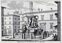 Picture 8 of 38 from Le fontane di Roma nelle piazze e lvoghi pvblici della città : con li loro prospetti, come sono al presente (1691), leaf 48