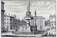 Picture 11 of 38 from Le fontane di Roma nelle piazze e lvoghi pvblici della città : con li loro prospetti, come sono al presente (1691), leaf 64