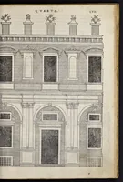 Picture 34 of 49 from Regole generali di architetvra sopra le cinqve maniere de gliedifici : cioe, thoscano, dorico, ionico, corinthio, et composito, con gliessempi dell'antiqvita, che per la magior parte concordano con la dottrina di Vitrvvio (1537), leaf 116