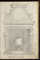 Picture 36 of 49 from Regole generali di architetvra sopra le cinqve maniere de gliedifici : cioe, thoscano, dorico, ionico, corinthio, et composito, con gliessempi dell'antiqvita, che per la magior parte concordano con la dottrina di Vitrvvio (1537), leaf 124